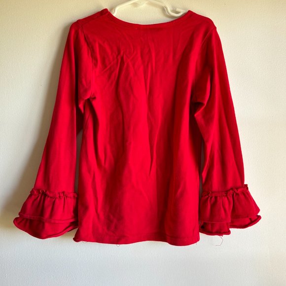 Classic Whimsy size 8 long sleeve red top - Picture 4 of 4